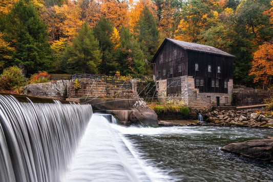 Mcconnells Mill Photo Print - In Fall State Park Pa