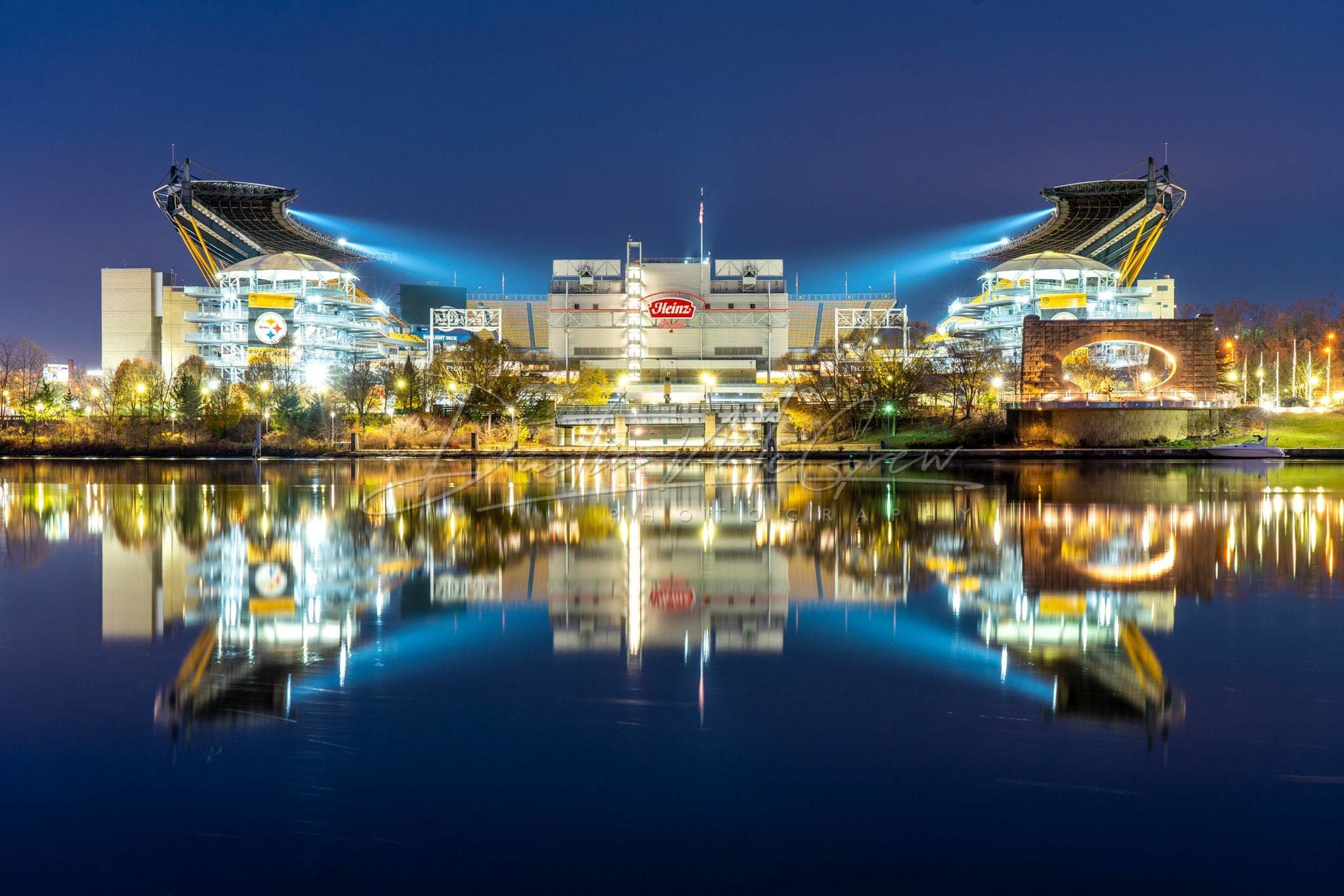 Heinz Field Photo - Fields Reflection In The Allegheny River Pittsburgh