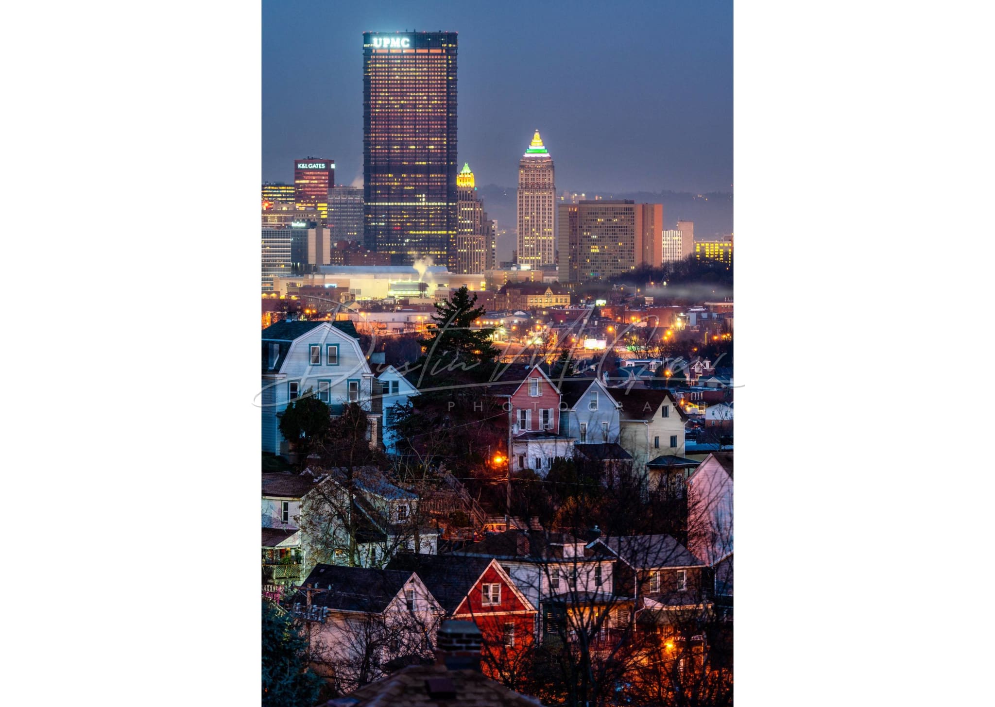 Pittsburgh Photo - A View From Greenfield Wall Art Picture