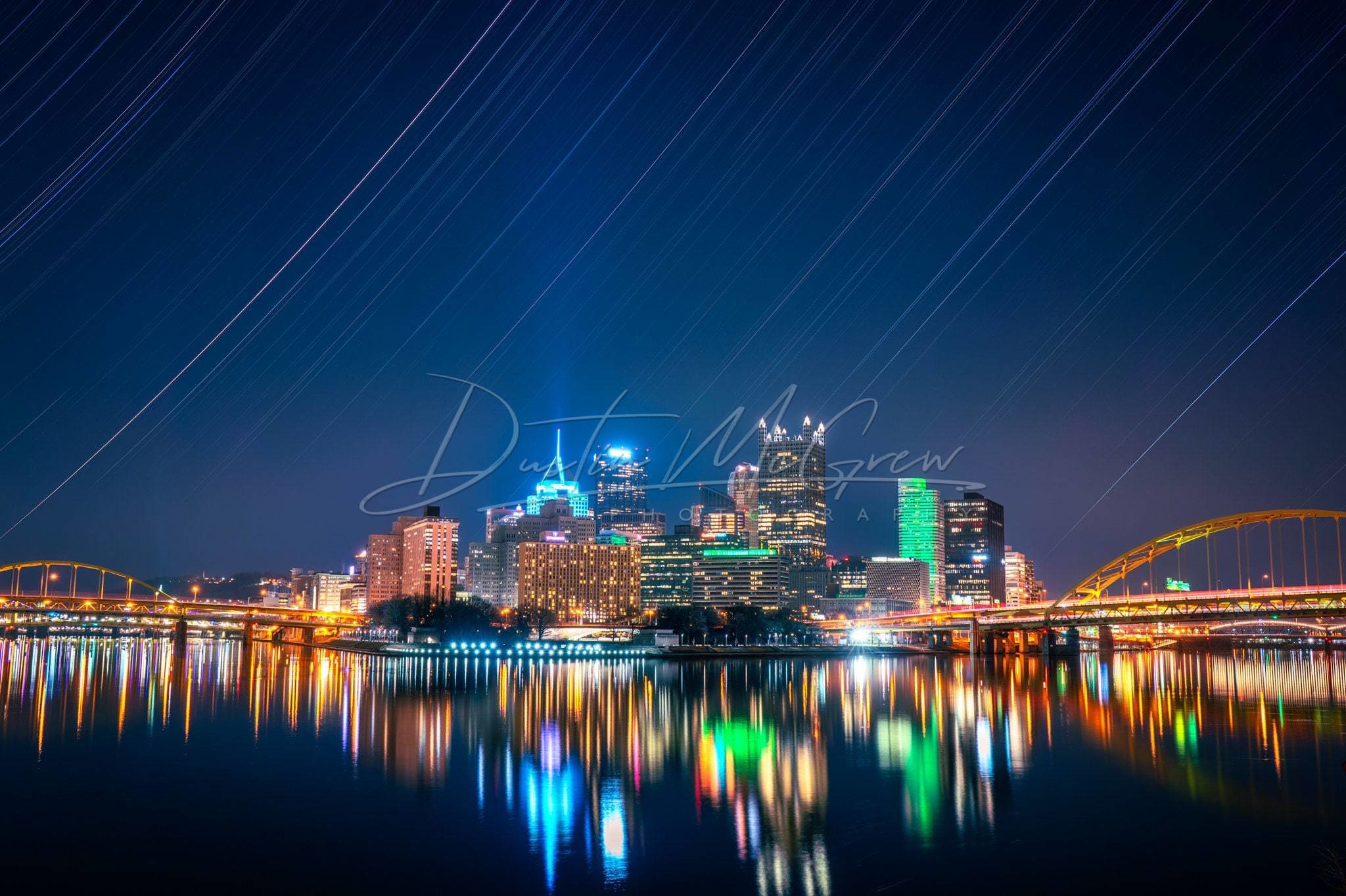 Pittsburgh Photo Print - Cosmic Edition Metal Prints Art